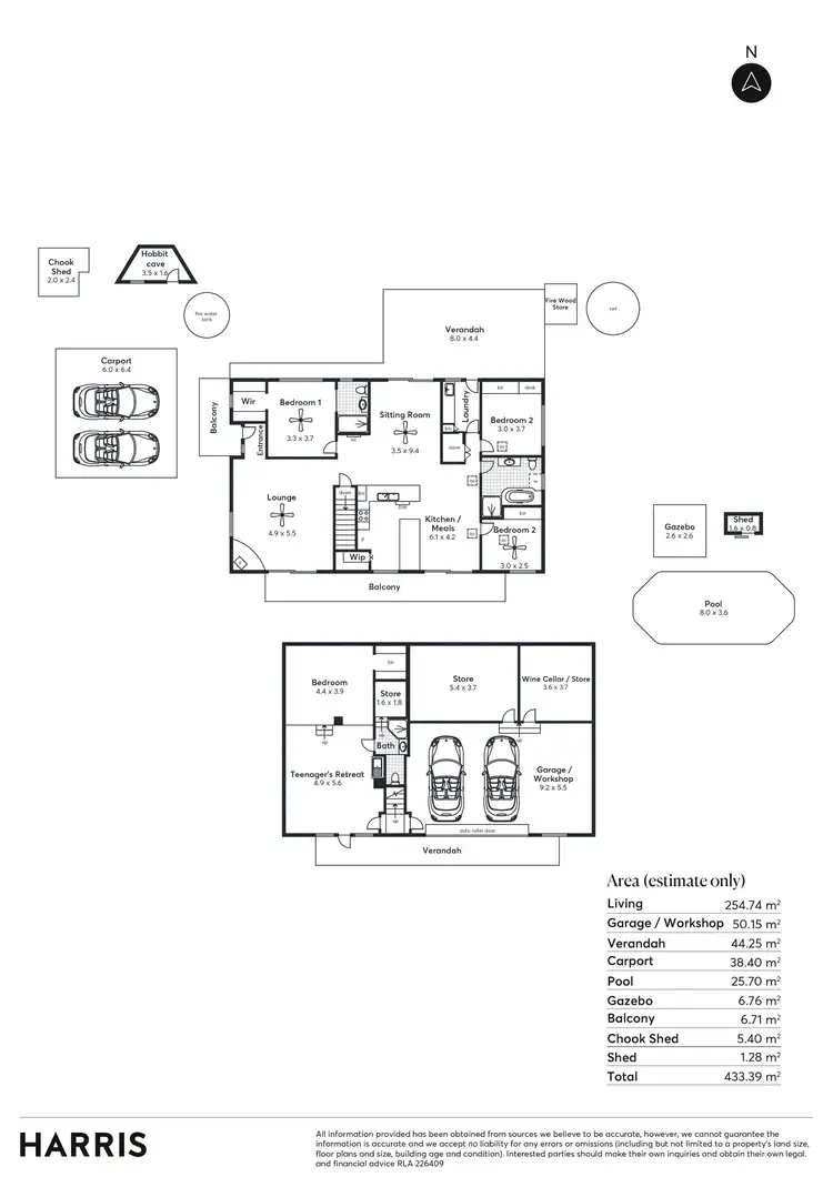 Floorplan of Homely house listing, 5 Monash Avenue, Belair SA 5052