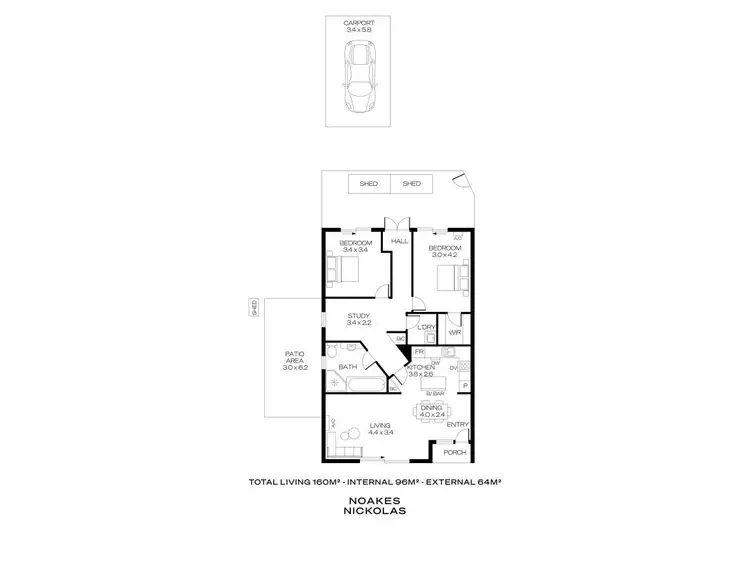 Floorplan of Homely unit listing, 6/121 Hendrie Street, Morphettville SA 5043