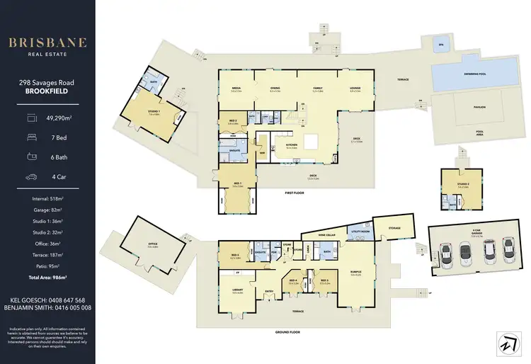 Floorplan of Homely rural property listing, 298 Savages Road, Brookfield QLD 4069