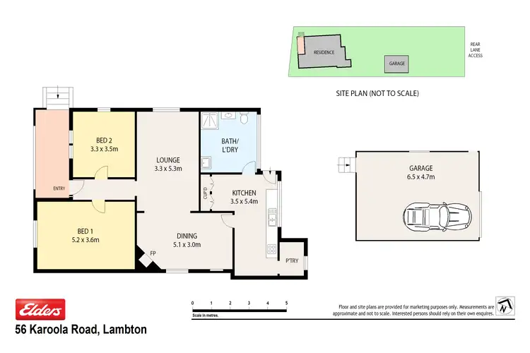 Floorplan of Homely house listing, 56 Karoola Road, Lambton NSW 2299