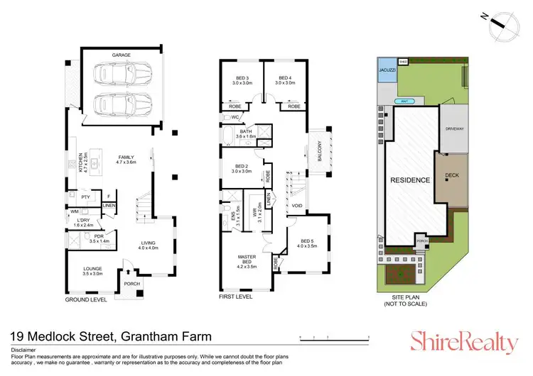 Floorplan of Homely house listing, 19 Medlock Street, Grantham Farm NSW 2765