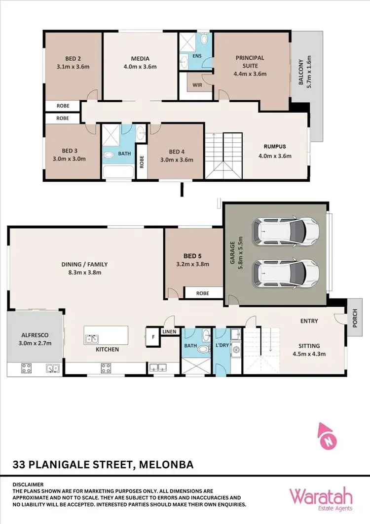 Floorplan of Homely house listing, 33 Planigale Street, Marsden Park NSW 2765