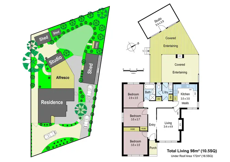Floorplan of Homely house listing, 3 Ferris Street, Drouin VIC 3818
