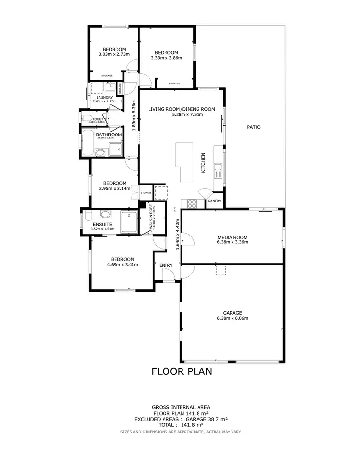 Floorplan of Homely house listing, 50 Verbena Drive, Mount Sheridan QLD 4868