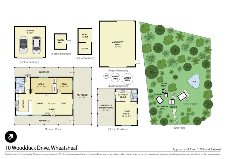 Floorplan of Homely house listing, 10 Woodduck Drive, Wheatsheaf VIC 3461