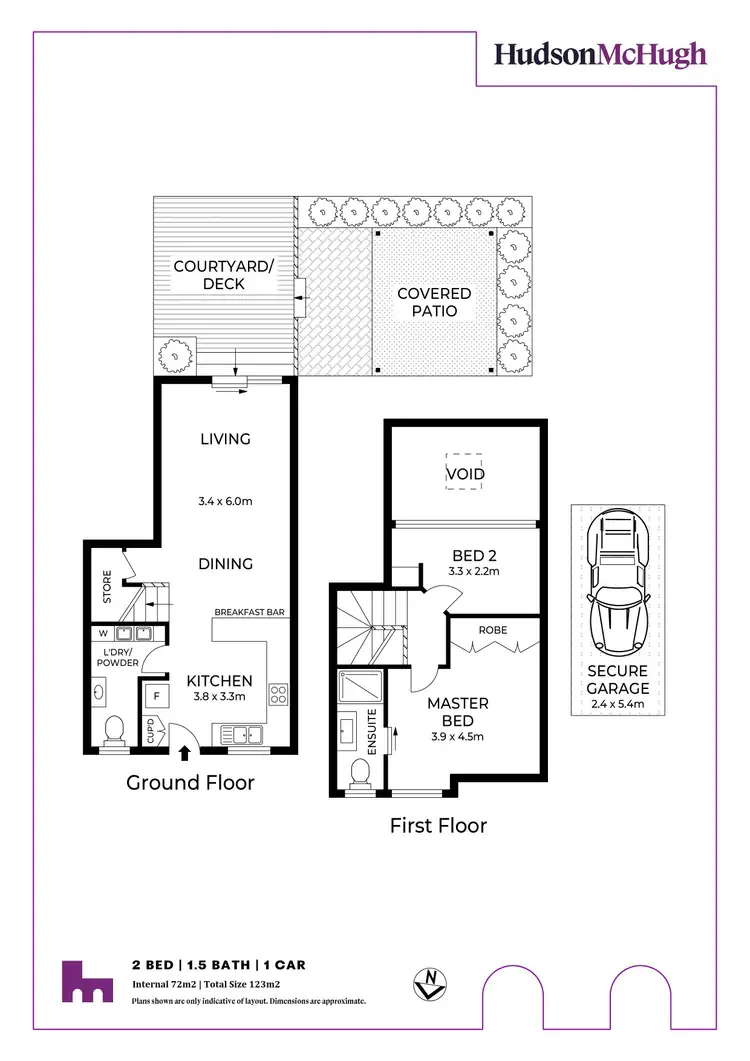 Floorplan of Homely townhouse listing, 3/188 Elswick Street, Leichhardt NSW 2040