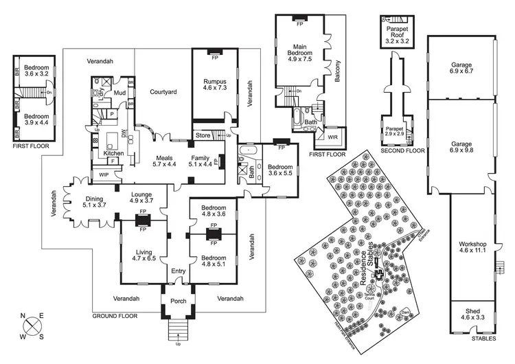 Floorplan of Homely house listing, 180 Holm Park Road, Beaconsfield VIC 3807