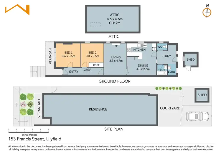 Floorplan of Homely house listing, 153 Francis Street, Lilyfield NSW 2040