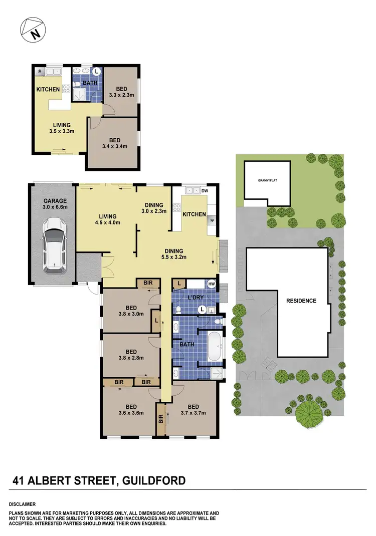 Floorplan of Homely house listing, 41 Albert Street, Guildford NSW 2161