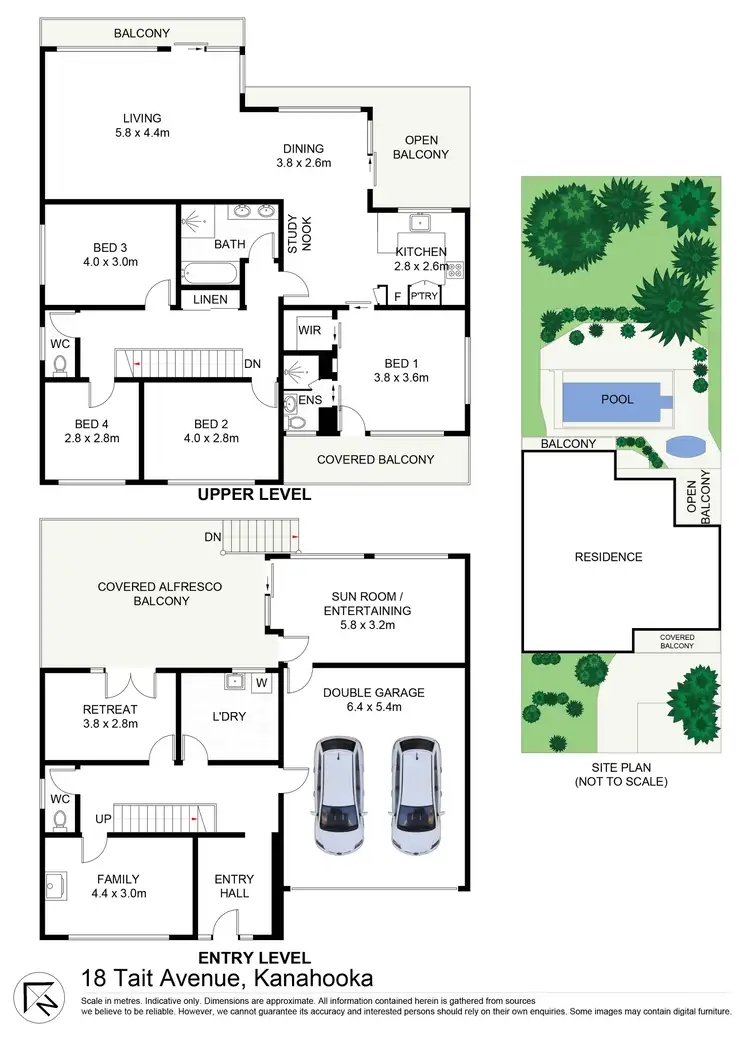 Floorplan of Homely house listing, 18 Tait Avenue, Kanahooka NSW 2530