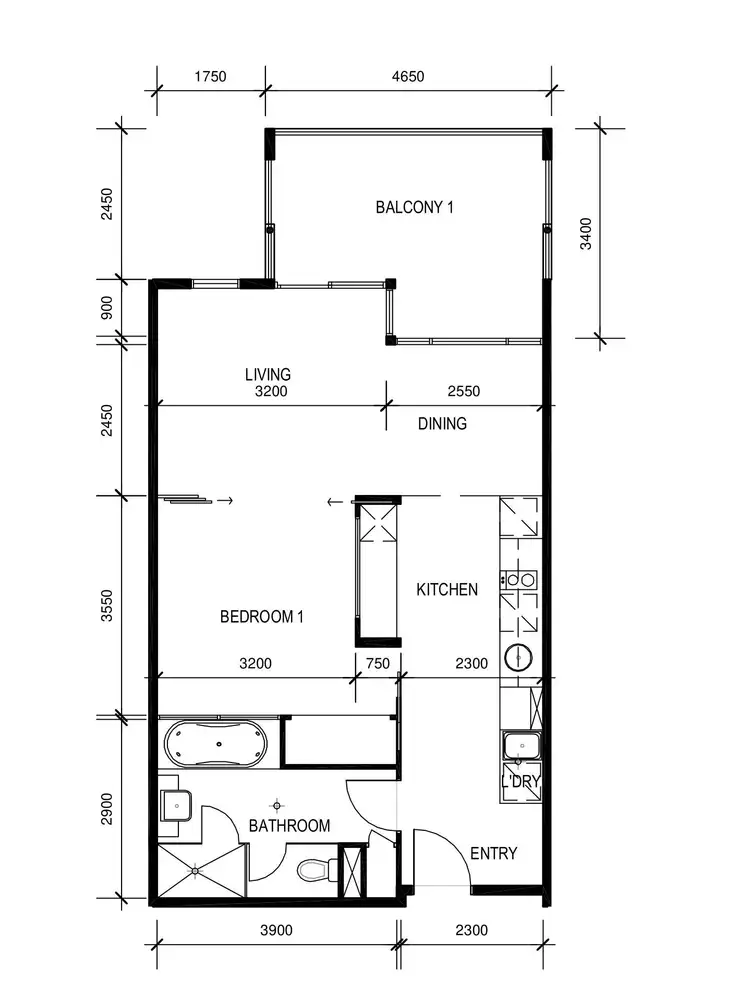 Floorplan of Homely apartment listing, 5302/1-25 Bells Boulevard, Kingscliff NSW 2487