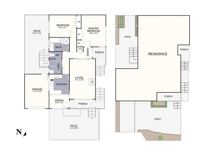 Floorplan of Homely unit listing, 1/39 Newman Road, Croydon VIC 3136