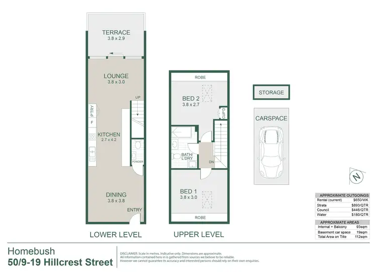 Floorplan of Homely apartment listing, 50/9-19 Hillcrest Street, Homebush NSW 2140