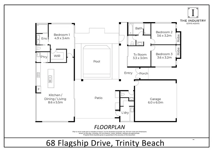 Floorplan of Homely house listing, 68 Flagship Drive, Trinity Beach QLD 4879