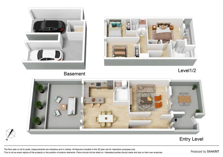 Floorplan of Homely townhouse listing, 2/28-30 South Creek Road, Dee Why NSW 2099