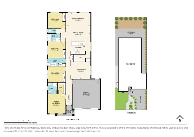 Floorplan of Homely house listing, 20 Brook Way, Officer VIC 3809