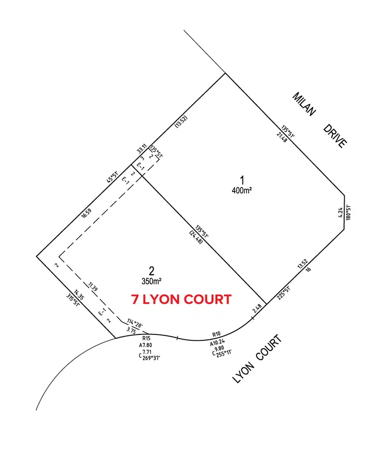 Floorplan of Homely land listing, 7 Lyon Court, Irymple VIC 3498