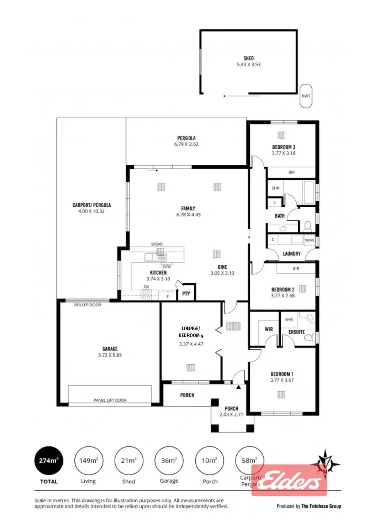 Floorplan of Homely house listing, 19 Haywood Court, Evanston Gardens SA 5116