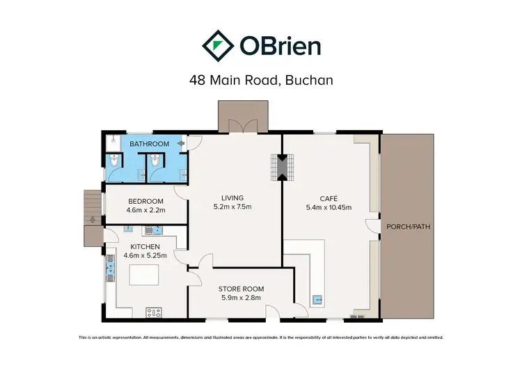 Floorplan of Homely house listing, 48 Main Road, Buchan VIC 3885