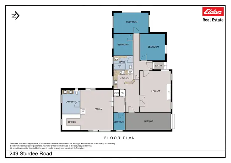 Floorplan of Homely rural property listing, 249 Sturdee Road, Mount Barker WA 6324