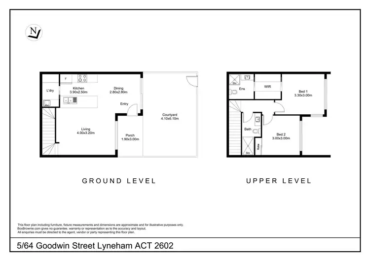 Floorplan of Homely apartment listing, 5/64 Goodwin Street, Lyneham ACT 2602