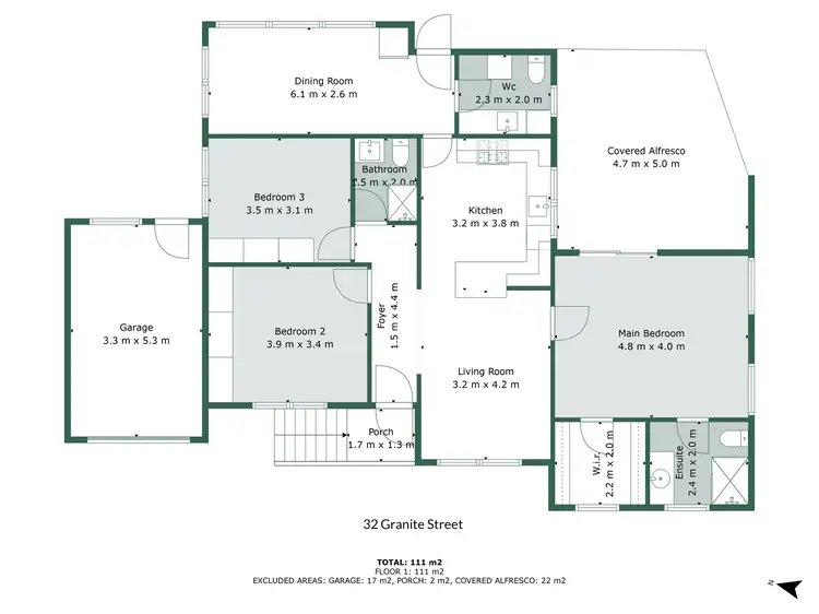 Floorplan of Homely house listing, 32 Granite Street, Port Macquarie NSW 2444