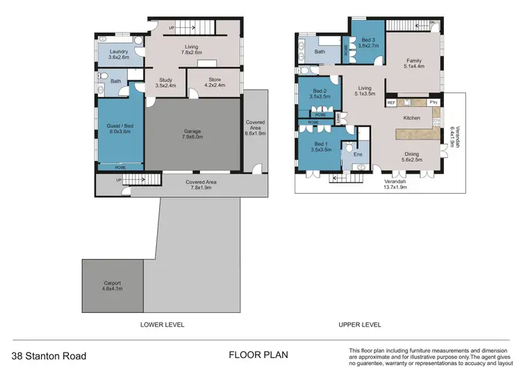 Floorplan of Homely house listing, 38 Stanton Road, Smithfield QLD 4878