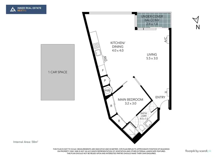 Floorplan of Homely apartment listing, 703/83 Queens Road, Melbourne VIC 3004