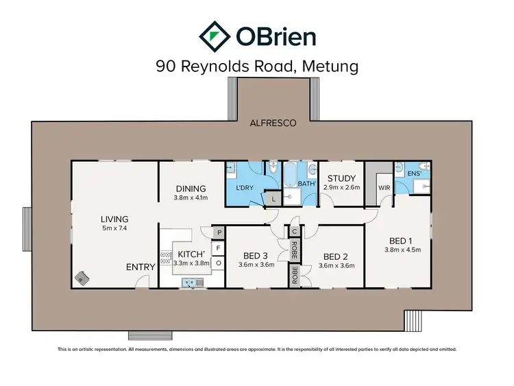 Floorplan of Homely house listing, 90 Reynolds Road, Metung VIC 3904