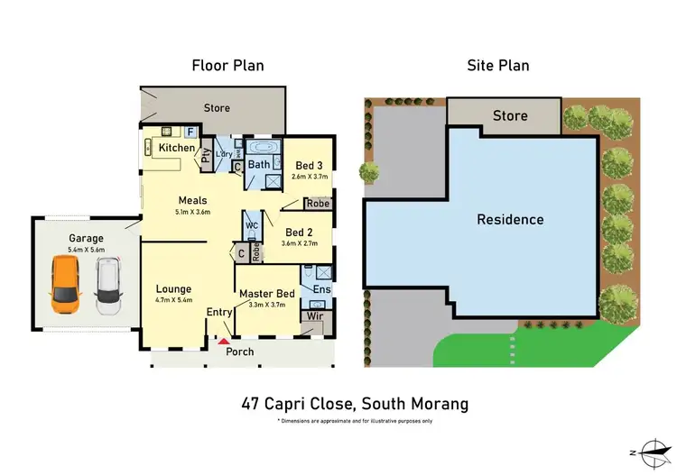 Floorplan of Homely house listing, 47 Capri Close, South Morang VIC 3752