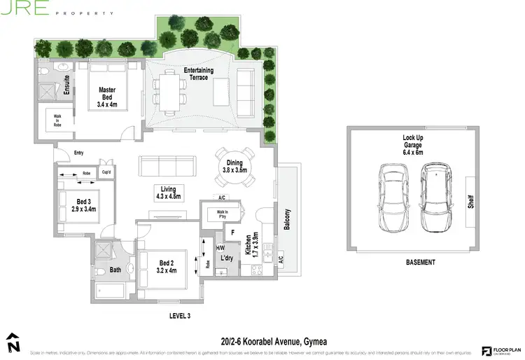 Floorplan of Homely apartment listing, 20/2-6 Koorabel Avenue, Gymea NSW 2227