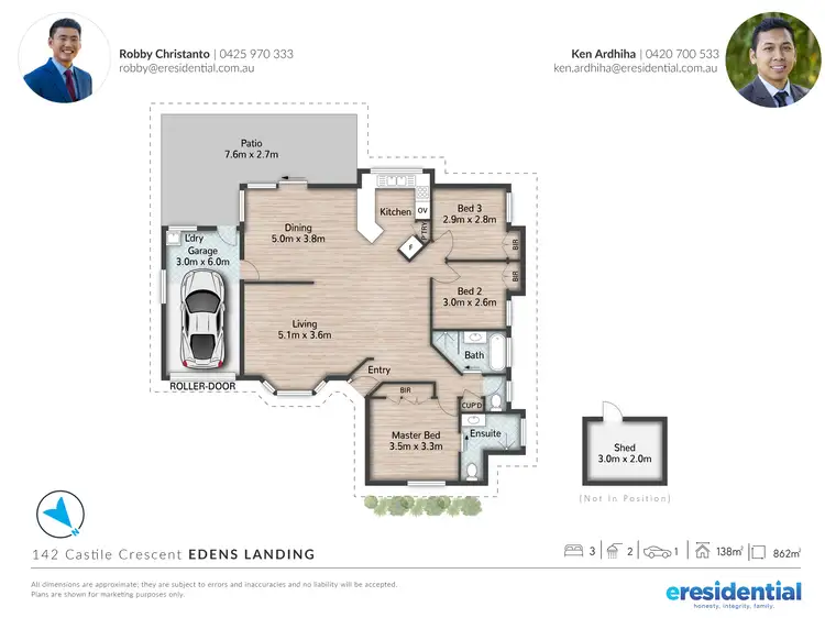 Floorplan of Homely house listing, 142 Castile Crescent, Edens Landing QLD 4207