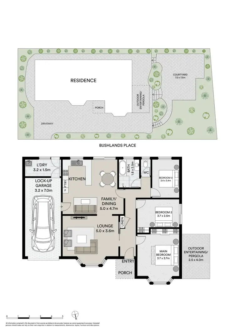 Floorplan of Homely house listing, 1 Bushlands Place, Hornsby Heights NSW 2077