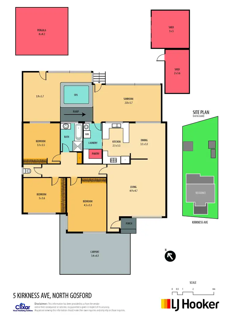 Floorplan of Homely house listing, 5 Kirkness Avenue, North Gosford NSW 2250
