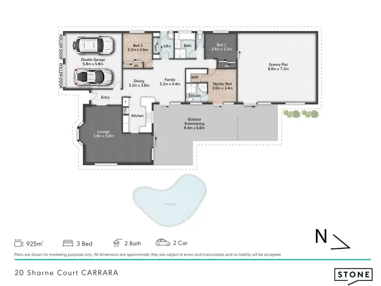 Floorplan of Homely house listing, 20 Sharne Court, Carrara QLD 4211