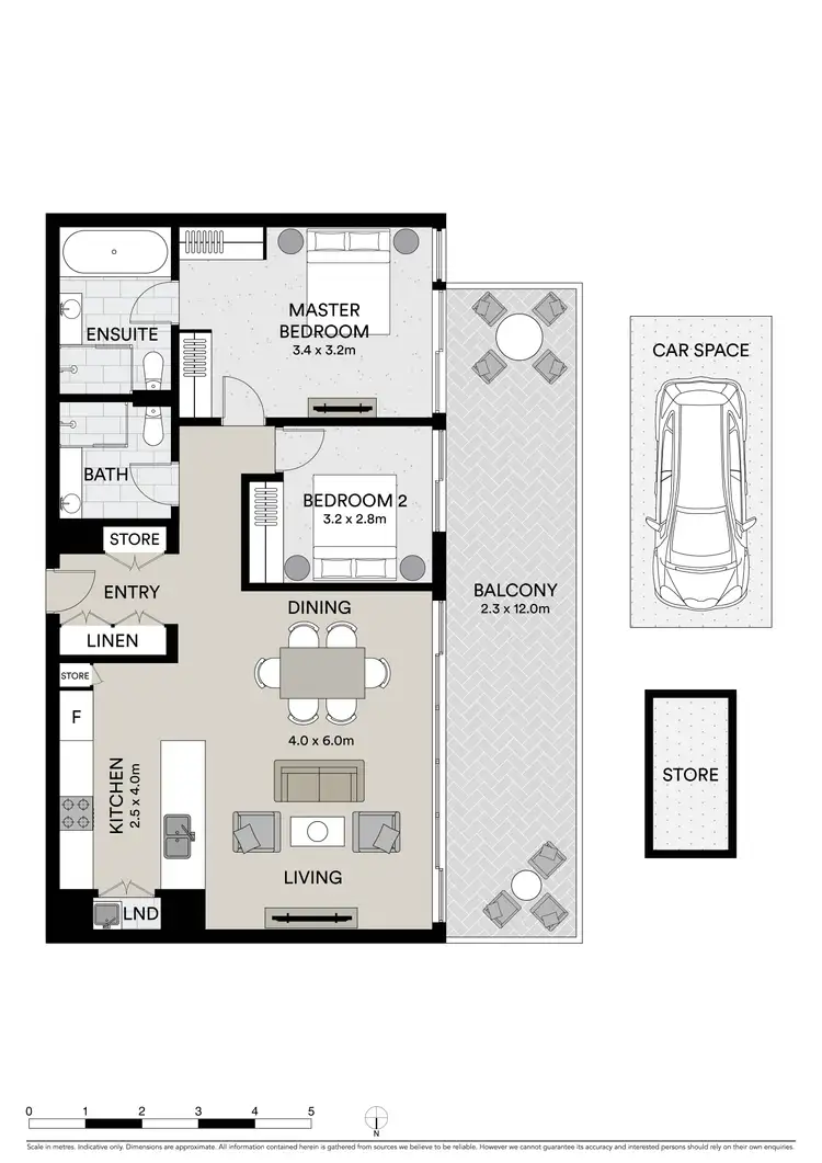 Floorplan of Homely apartment listing, 2008/7 Rider Boulevard, Rhodes NSW 2138