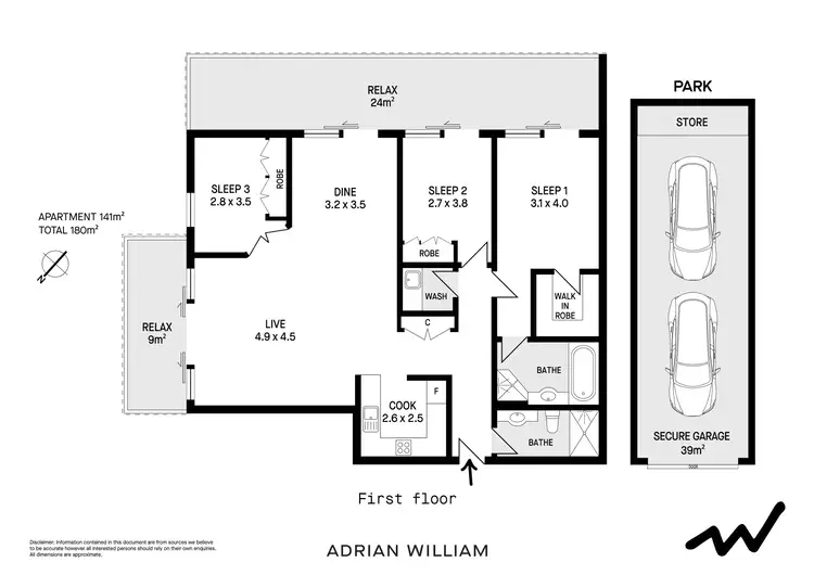 Floorplan of Homely apartment listing, 96/1-3 Coronation Avenue, Petersham NSW 2049