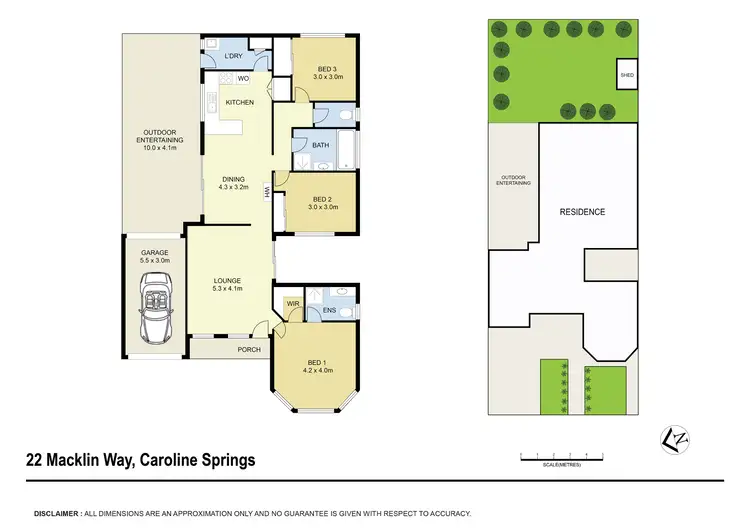 Floorplan of Homely house listing, 22 Macklin Way, Caroline Springs VIC 3023