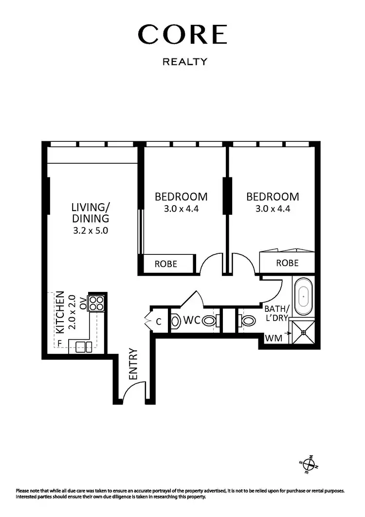 Floorplan of Homely apartment listing, Level 3/4/201 Spring Street, Melbourne VIC 3000