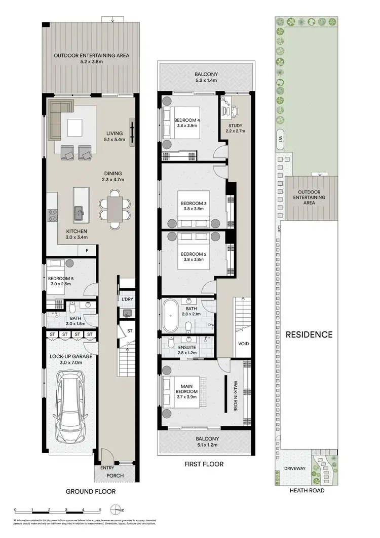 Floorplan of Homely semi-detached listing, 11B Heath Road, Blakehurst NSW 2221