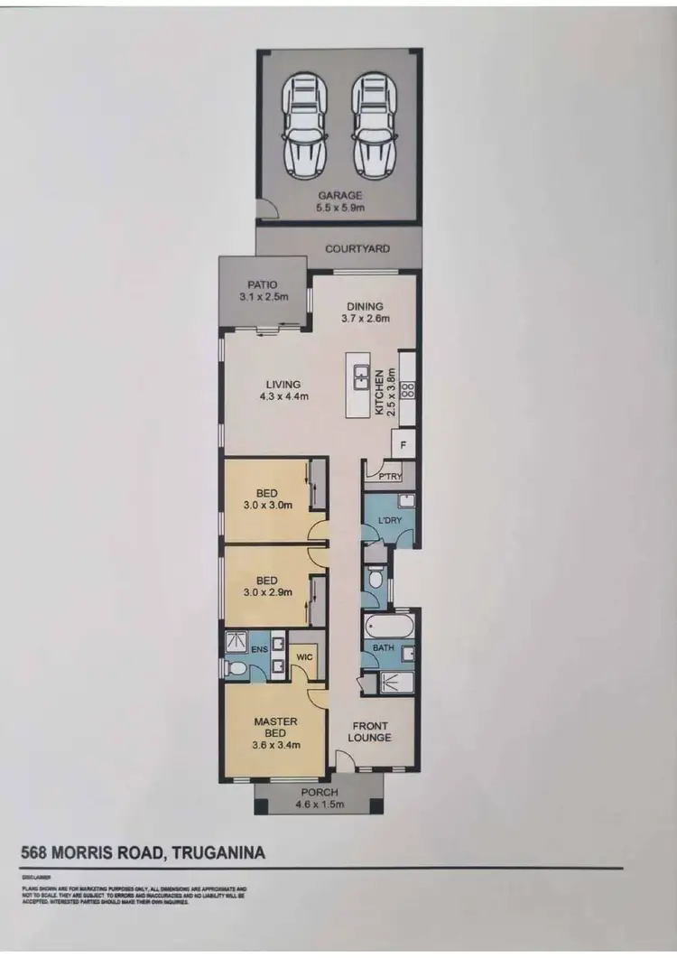 Floorplan of Homely house listing, 568 Morris Road, Truganina VIC 3029