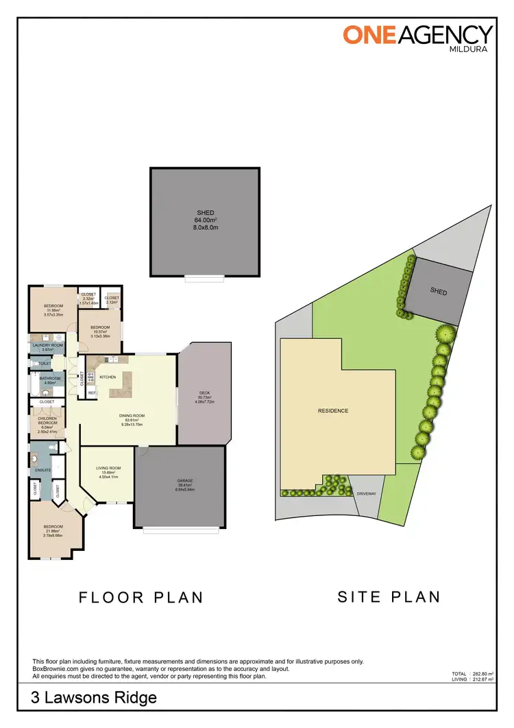 Floorplan of Homely house listing, 3 Lawsons Ridge, Mildura VIC 3500