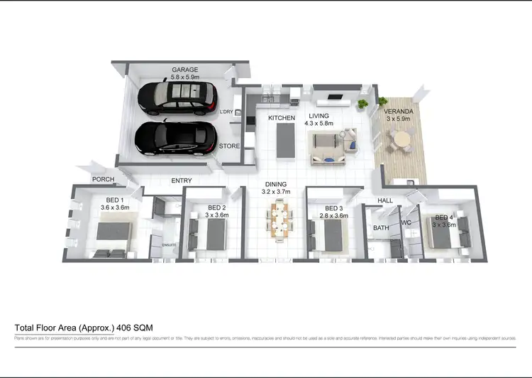 Floorplan of Homely house listing, 19 Oatgrass Street, Zuccoli NT 832