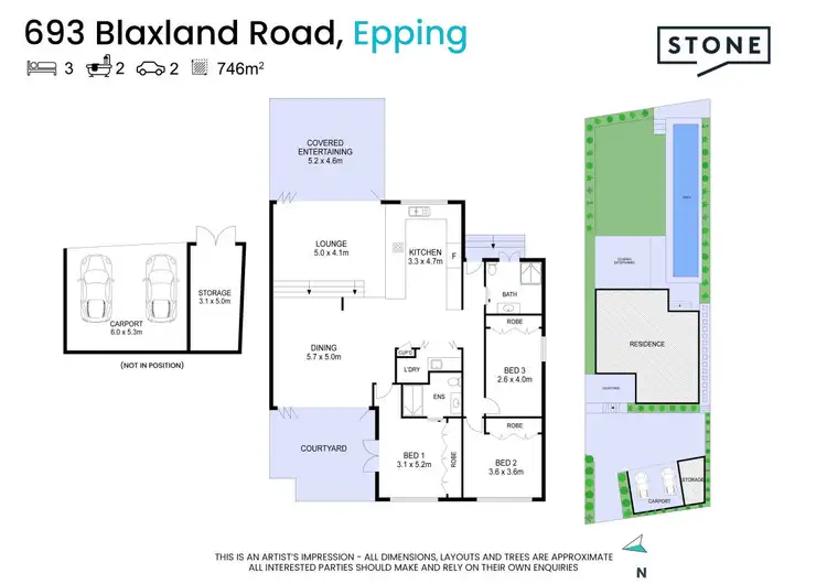 Floorplan of Homely house listing, 693 Blaxland Road, Epping NSW 2121