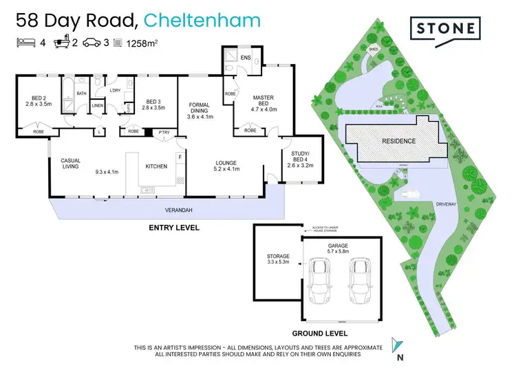 Floorplan of Homely house listing, 58 Day Road, Cheltenham NSW 2119