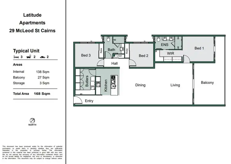 Floorplan of Homely apartment listing, 9/29 McLeod Street, Cairns City QLD 4870