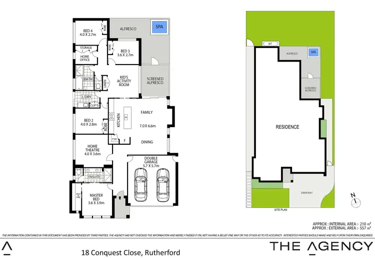 Floorplan of Homely house listing, 18 Conquest Close, Rutherford NSW 2320