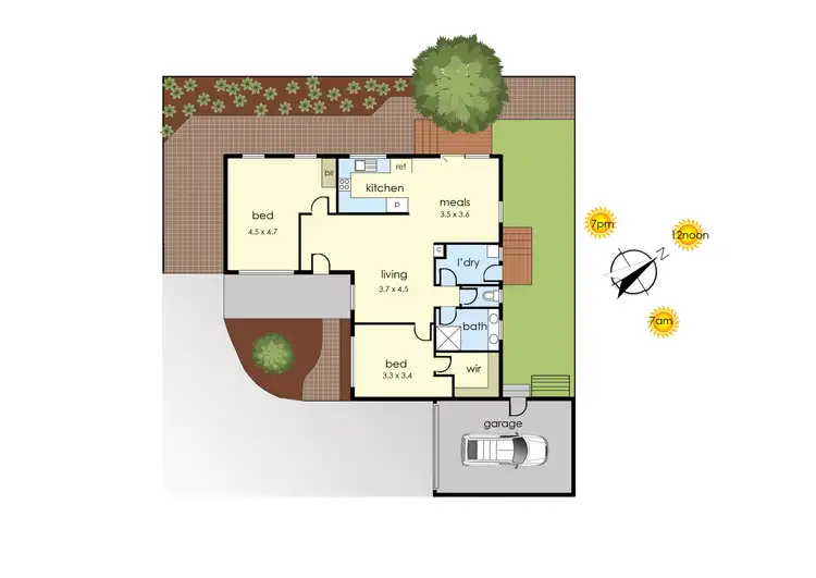 Floorplan of Homely unit listing, 3/33 Hillcrest Road, Frankston VIC 3199