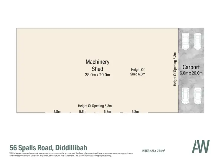 Floorplan of Homely rural property listing, 56 Spalls Road, Diddillibah QLD 4559