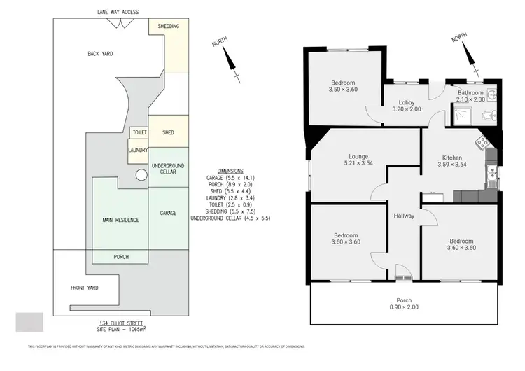 Floorplan of Homely house listing, 134 Elliott Street, Whyalla Playford SA 5600